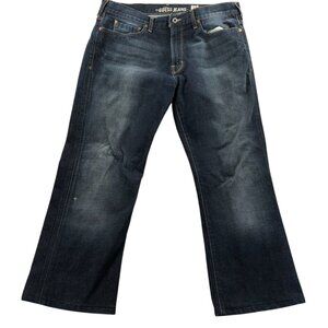 Vintage Guess Mens Cliff Boot Cut Jeans Size 36 Blue Dark Denim Classic Stretch